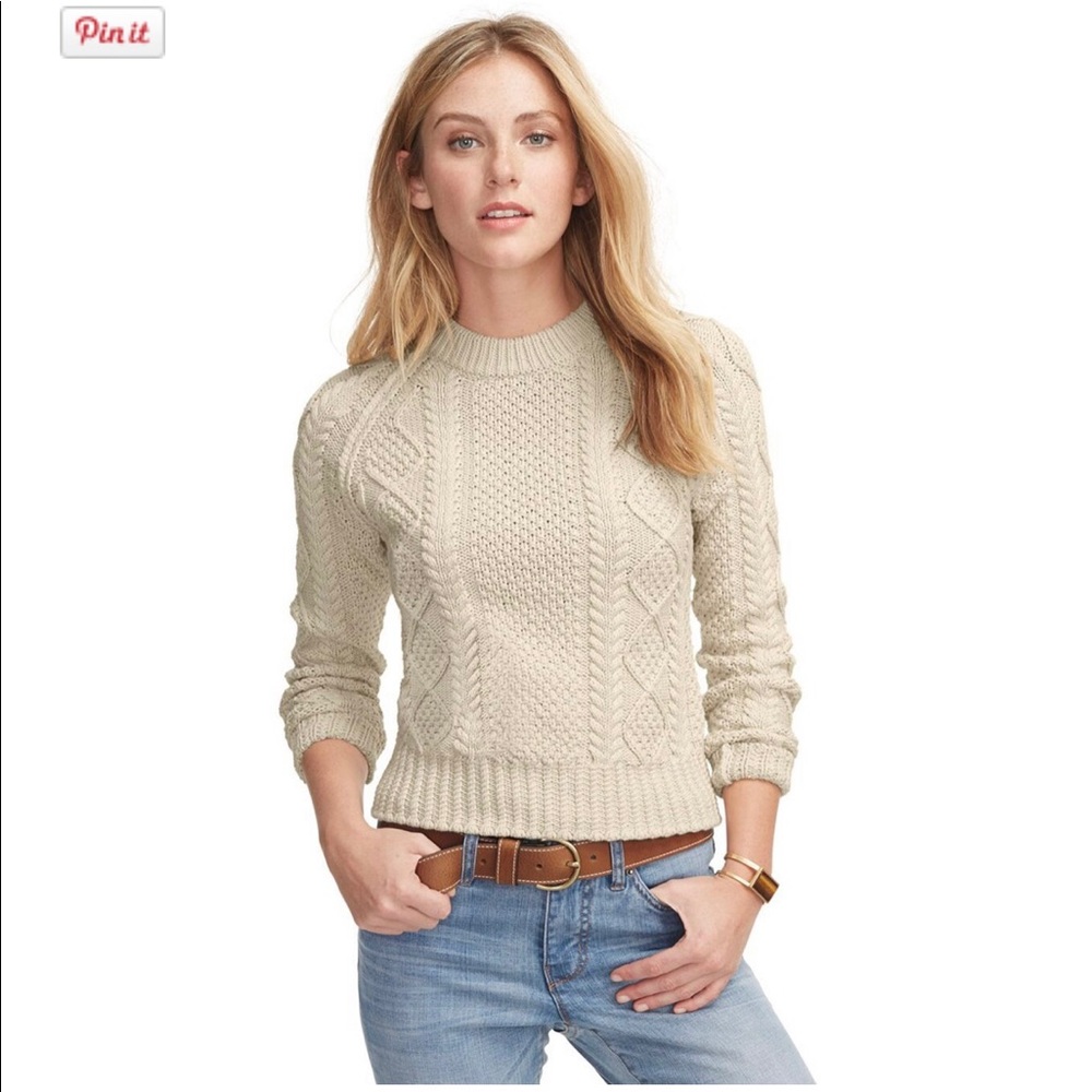 ISO LL Bean Signature Fisherman Sweater Size Small
